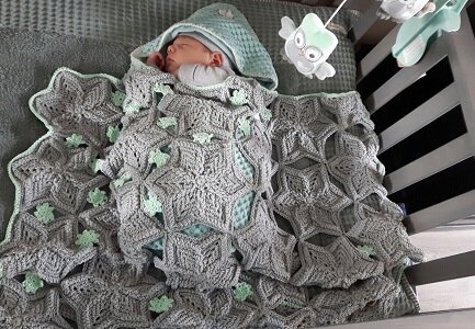 Moederland accu overschot Haakpakket babydekentje sterren Cotton Merino bestellen? - Wolcafé is de  winkel voor haken, breien, amigurumi, workshops en meer