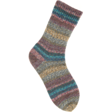 Socks Sprinkly Stripey 003 Berry