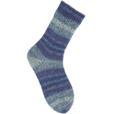 Socks Sprinkly Stripey 007 Aqua