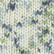 Baby Merino Print 013 Blauw-Groen