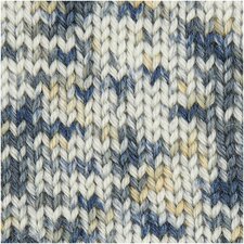 Baby Merino Print 012 Marine-Vanille