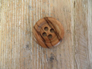 Houten knoop 2,5 cm